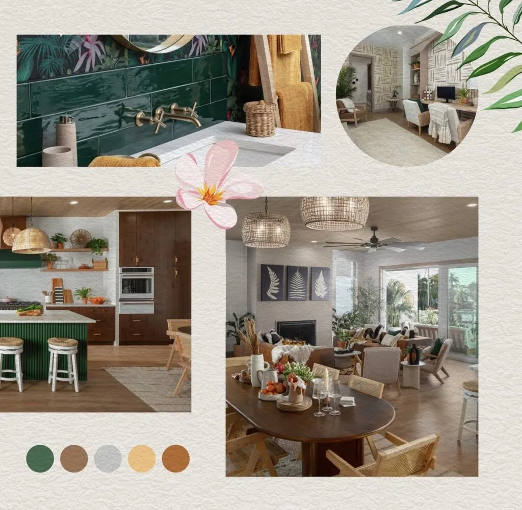 Emerald Tropic Moodboard